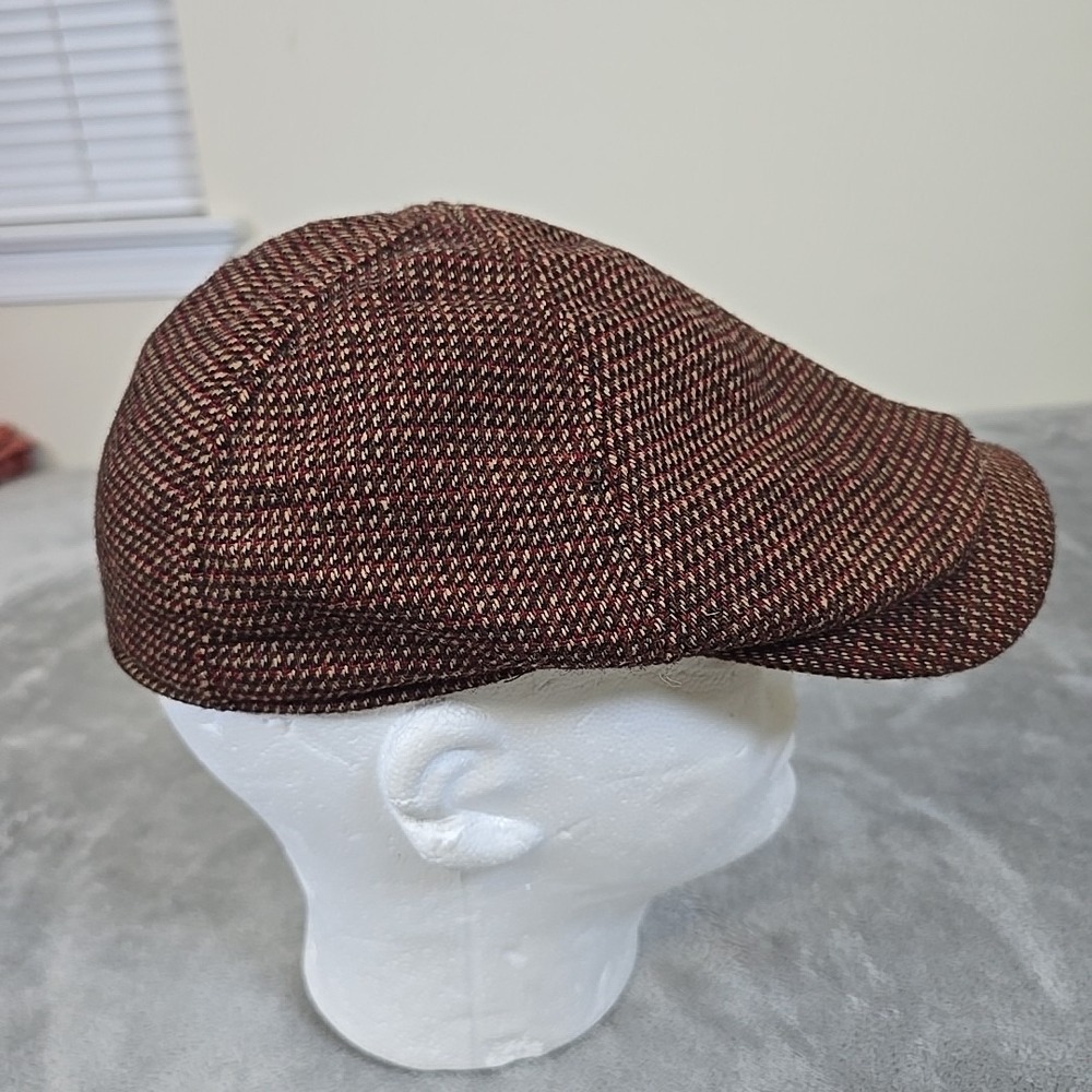 Emstate Hat Men Small Multicolor 100% Wool Newsboy /Bakerboy Cap Classicore USA